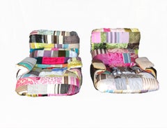 Michel Ducaroy, Marsala Lounge Chairs for Linge Roset, France 1968