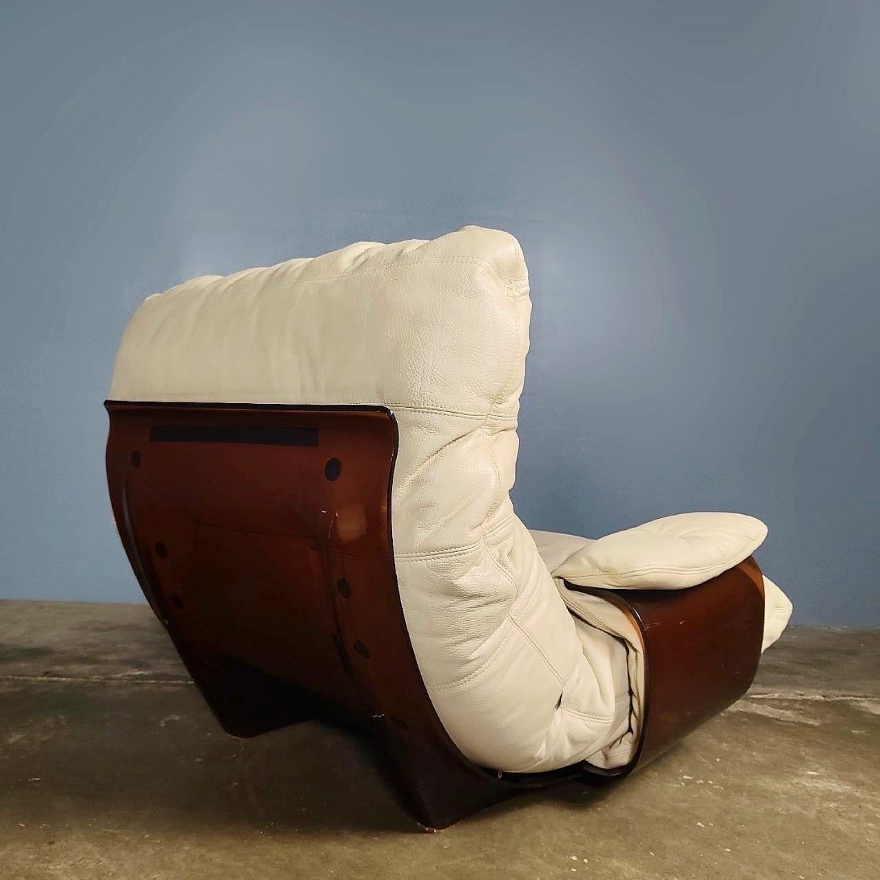 Canapé, fauteuil et repose-pieds Deux Seater de Michel Ducaroy Marsala par Ligne Roset 5