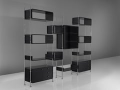 Michel Ducaroy Modular Wall Unit in Black