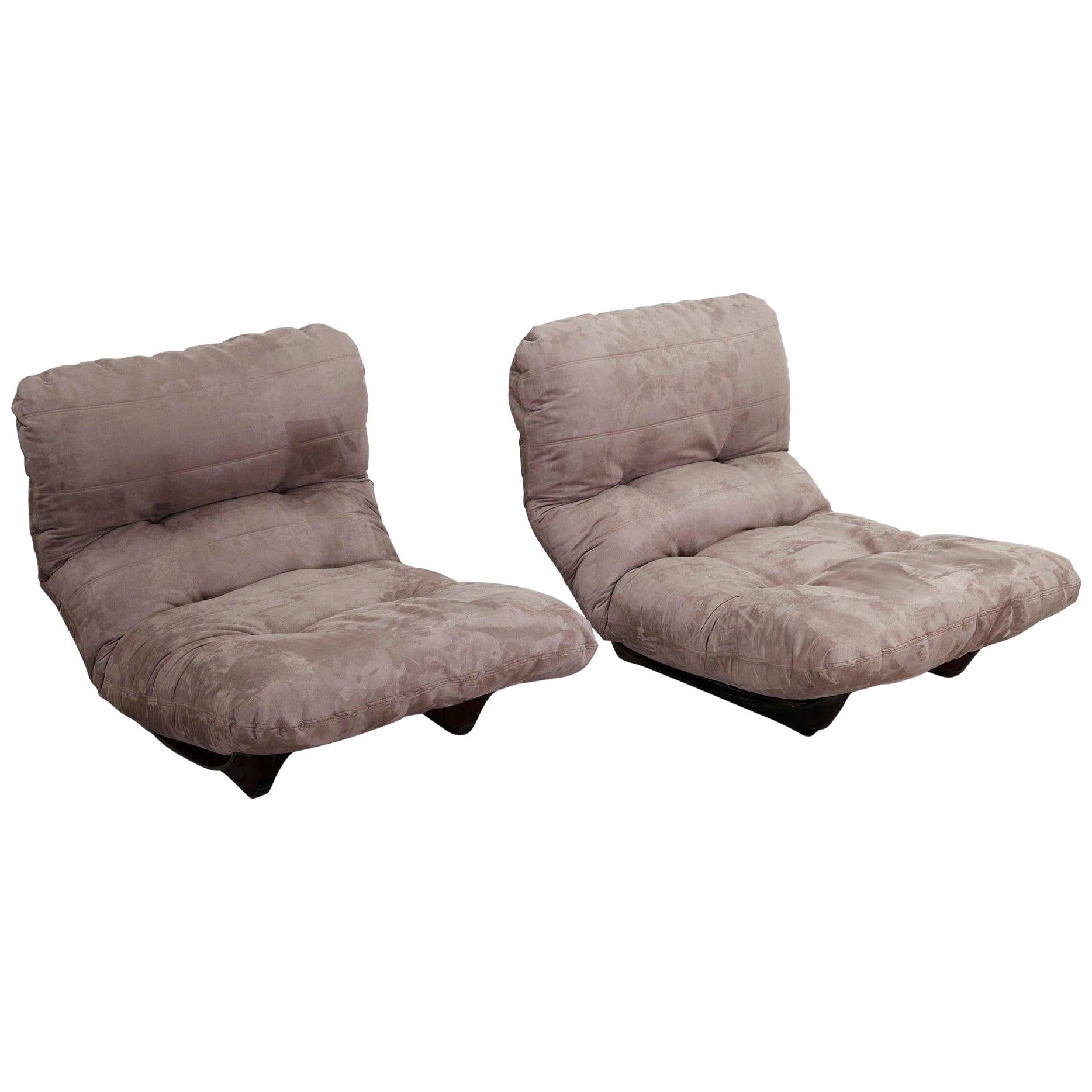 Michel Ducaroy, Pair of Marsala Armchairs for Ligne Roset