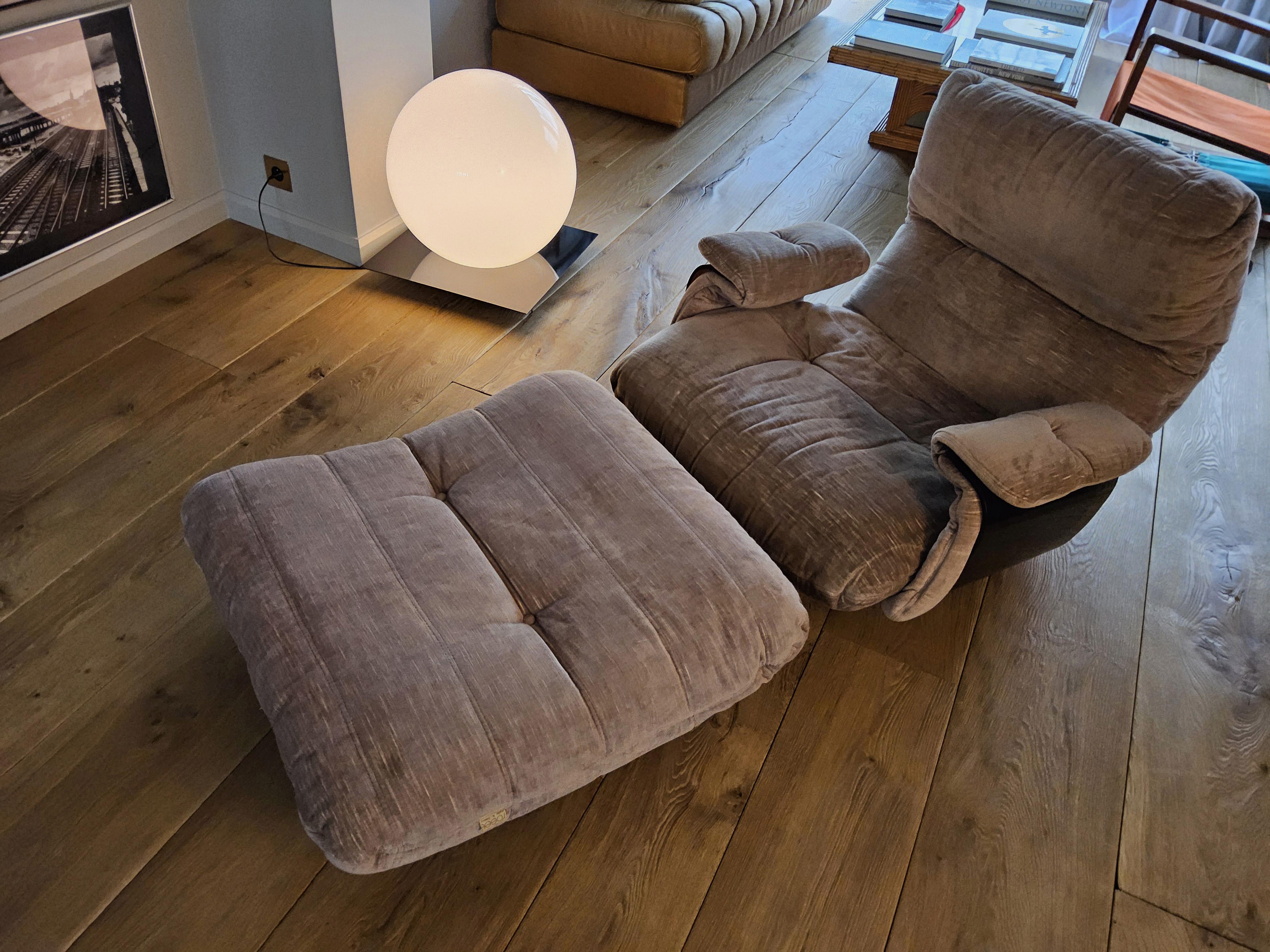 Mid-Century Modern Canapé et fauteuils Michel Ducaroy Ligne Roset modèle Marsala 1970