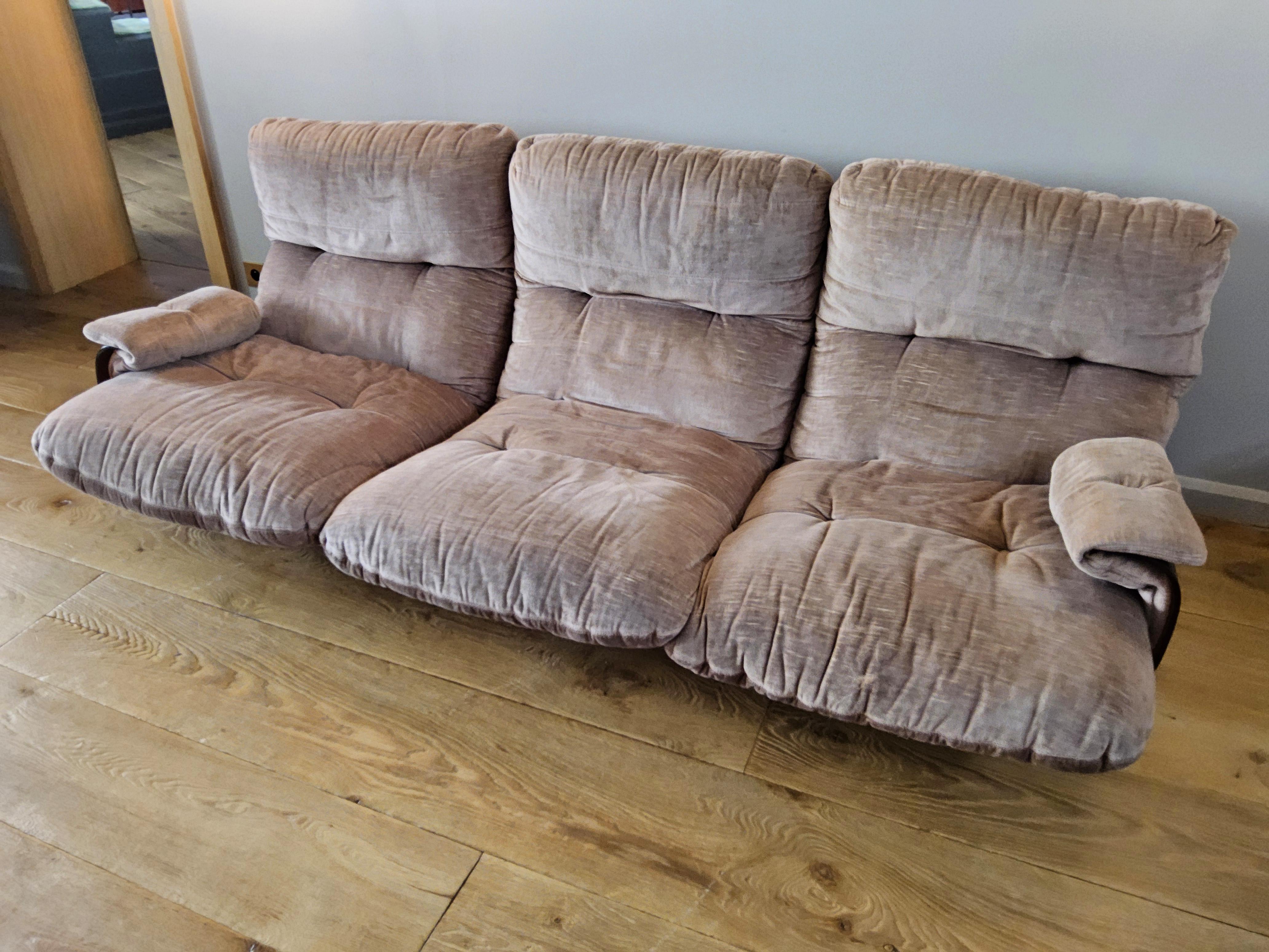 Canapé et fauteuils Michel Ducaroy Ligne Roset modèle Marsala 1970 2