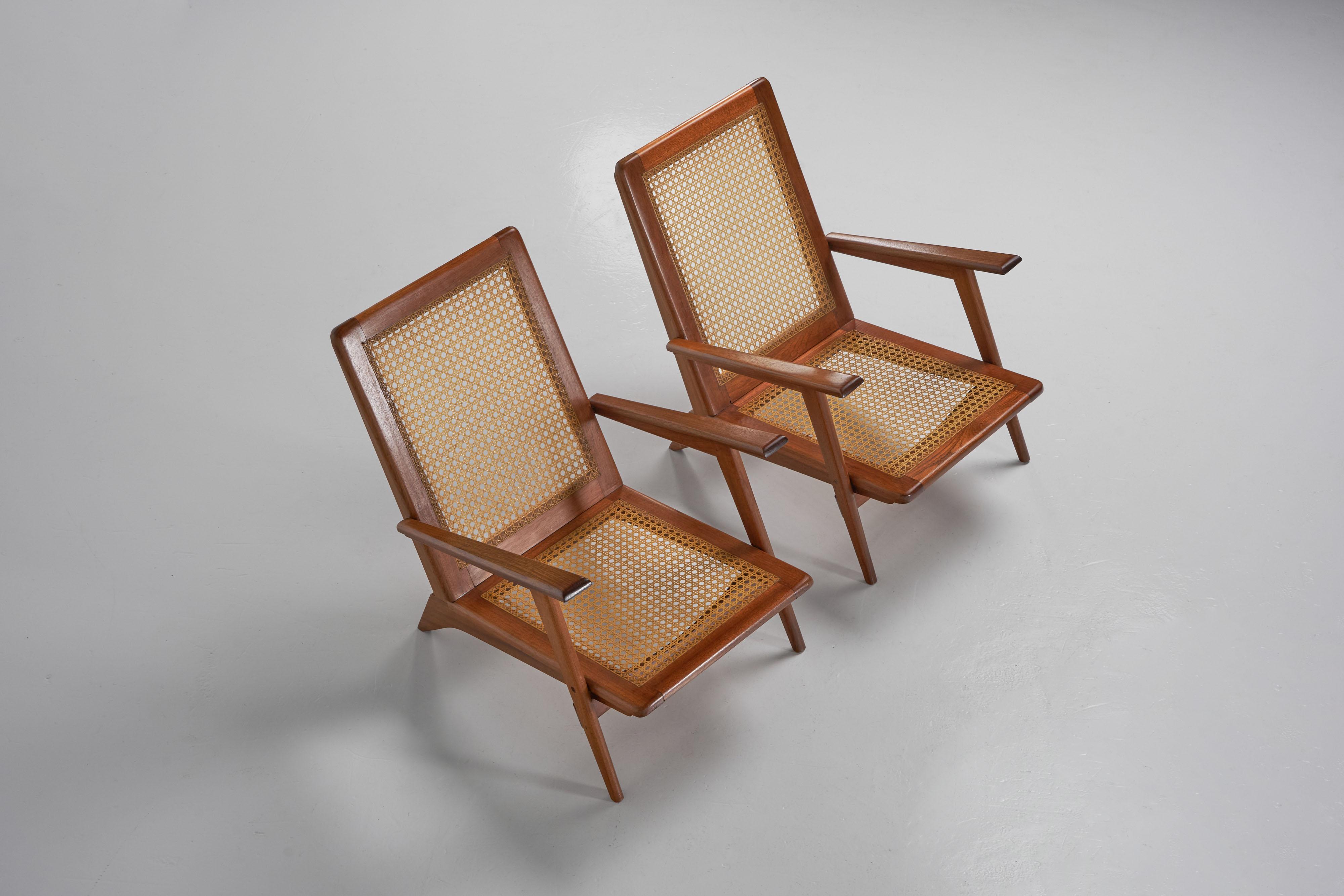 Michel Ducaroy SNA Roset Lounge Chairs France 1950 In Good Condition In Roosendaal, Noord Brabant