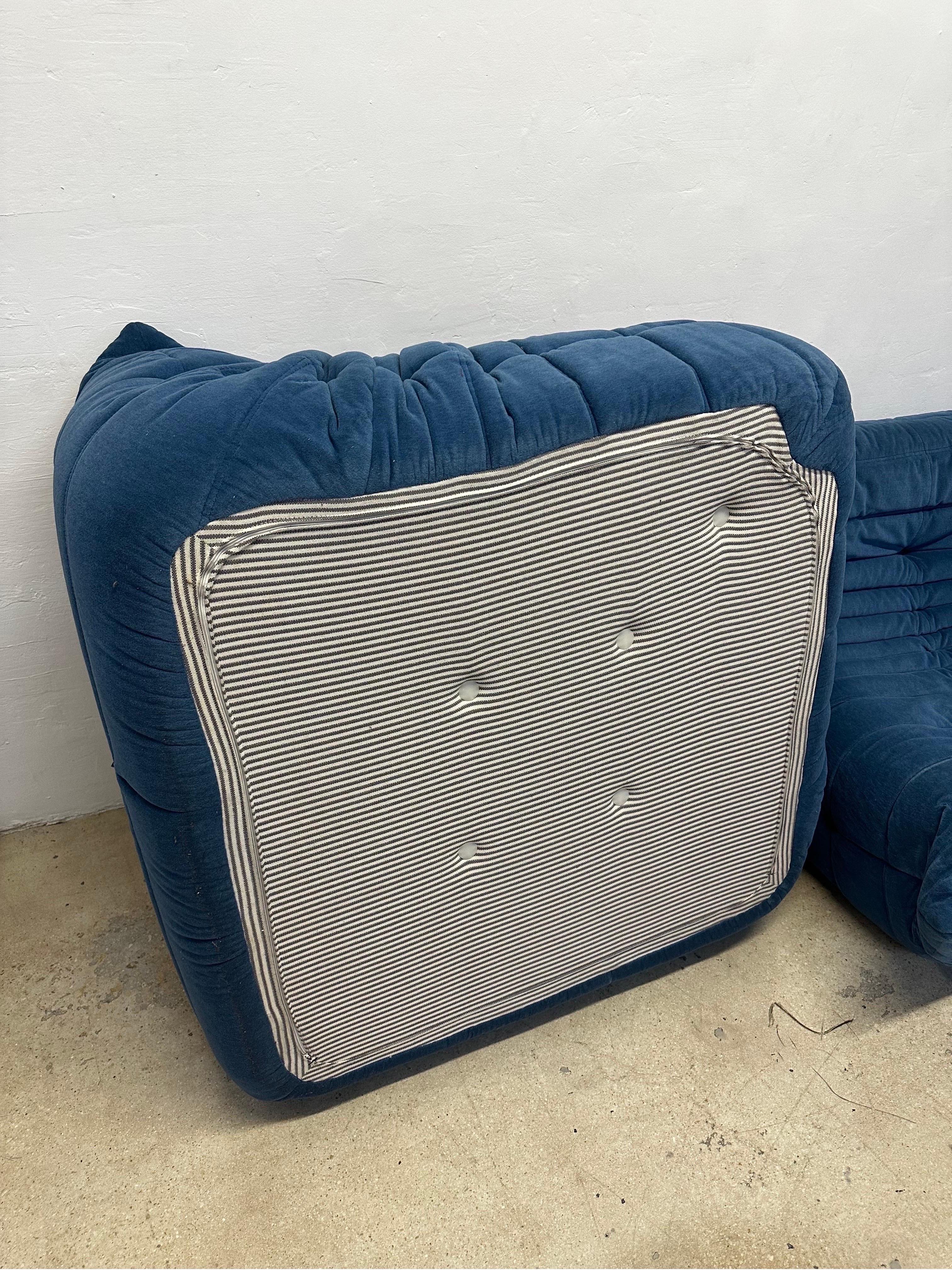 Michel Ducaroy Togo Sofa and Fireside Chair for Ligne Roset 7