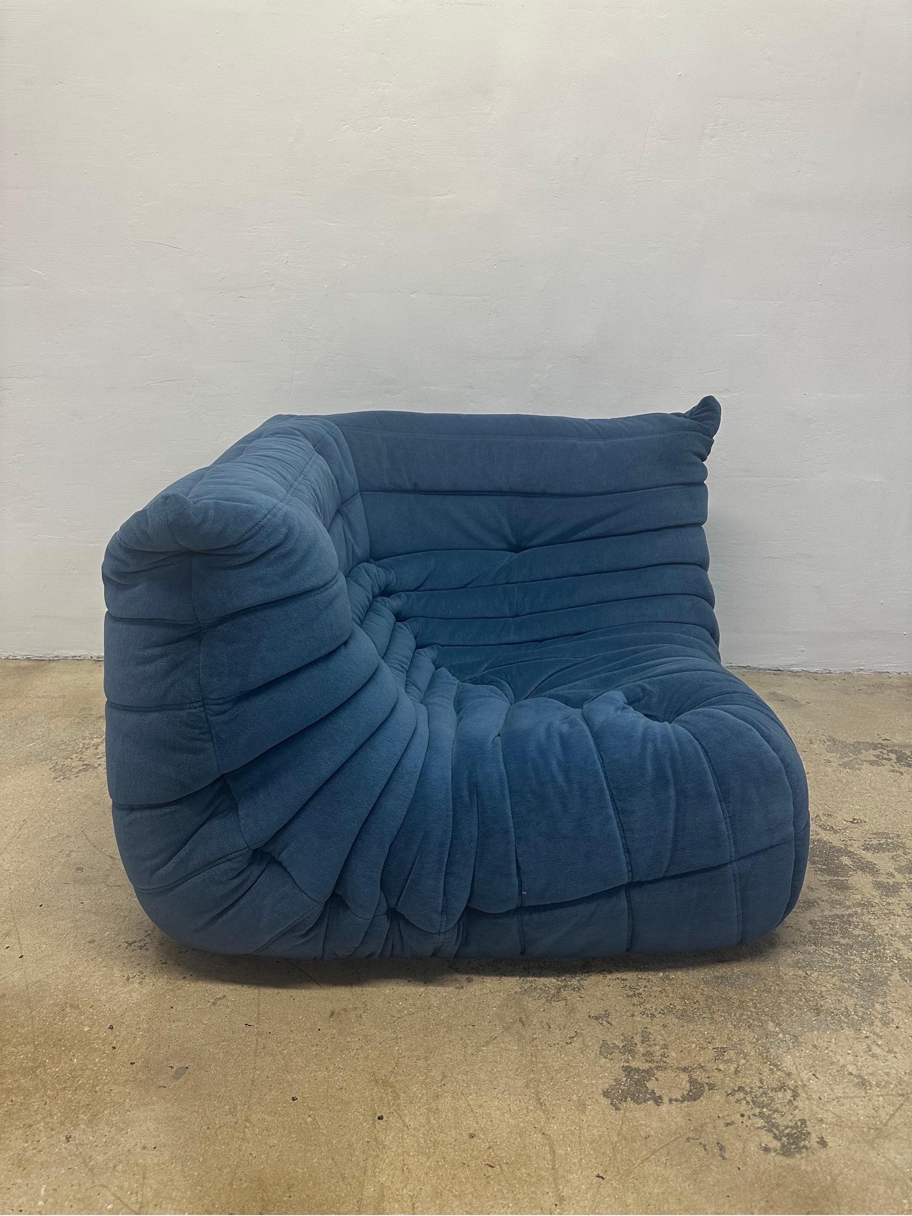 Fabric Michel Ducaroy Togo Sofa and Fireside Chair for Ligne Roset