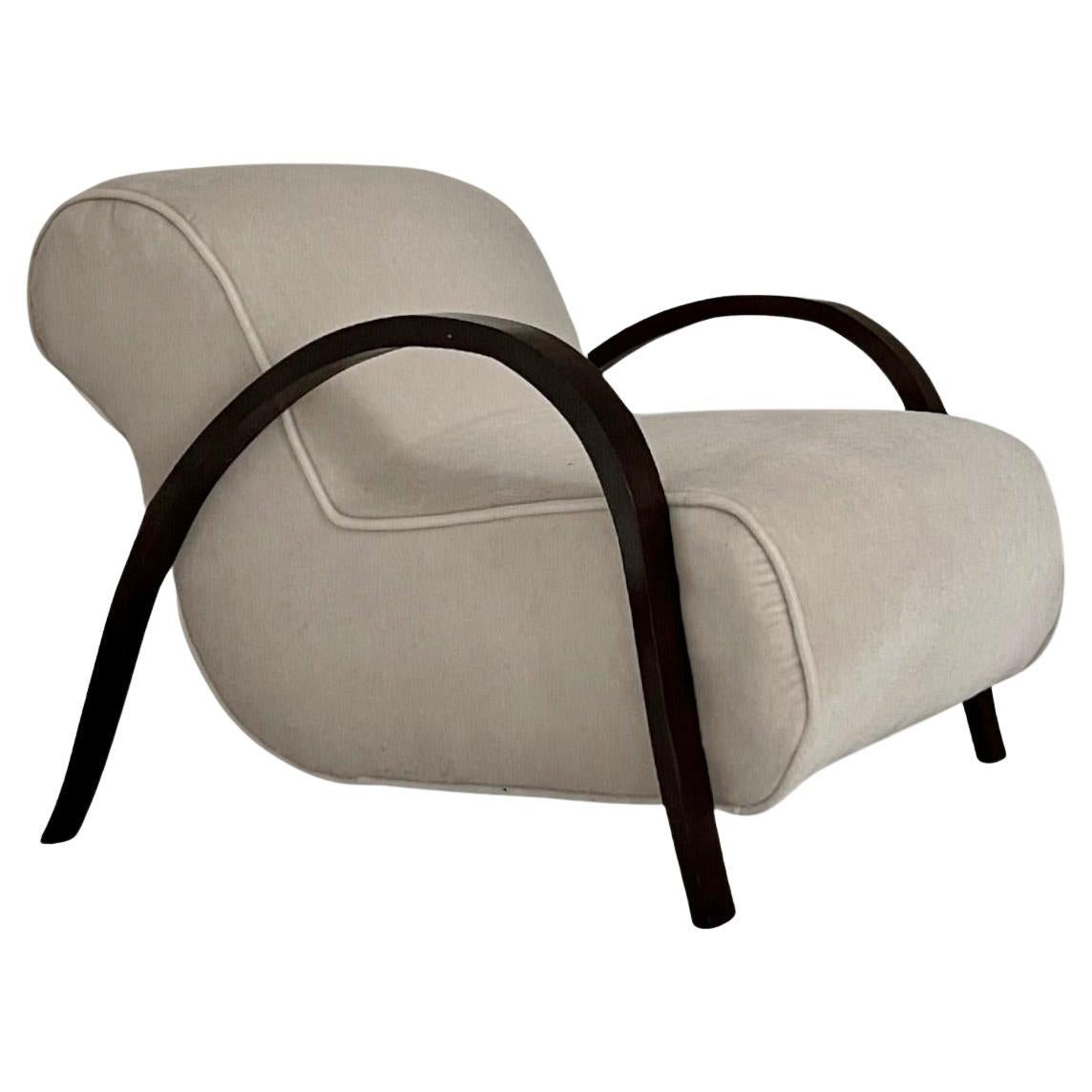 Michel Dufet Lounge Chair For Sale