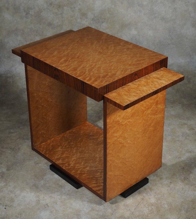 French Michel Dufet Modernist Side / End Table For Sale