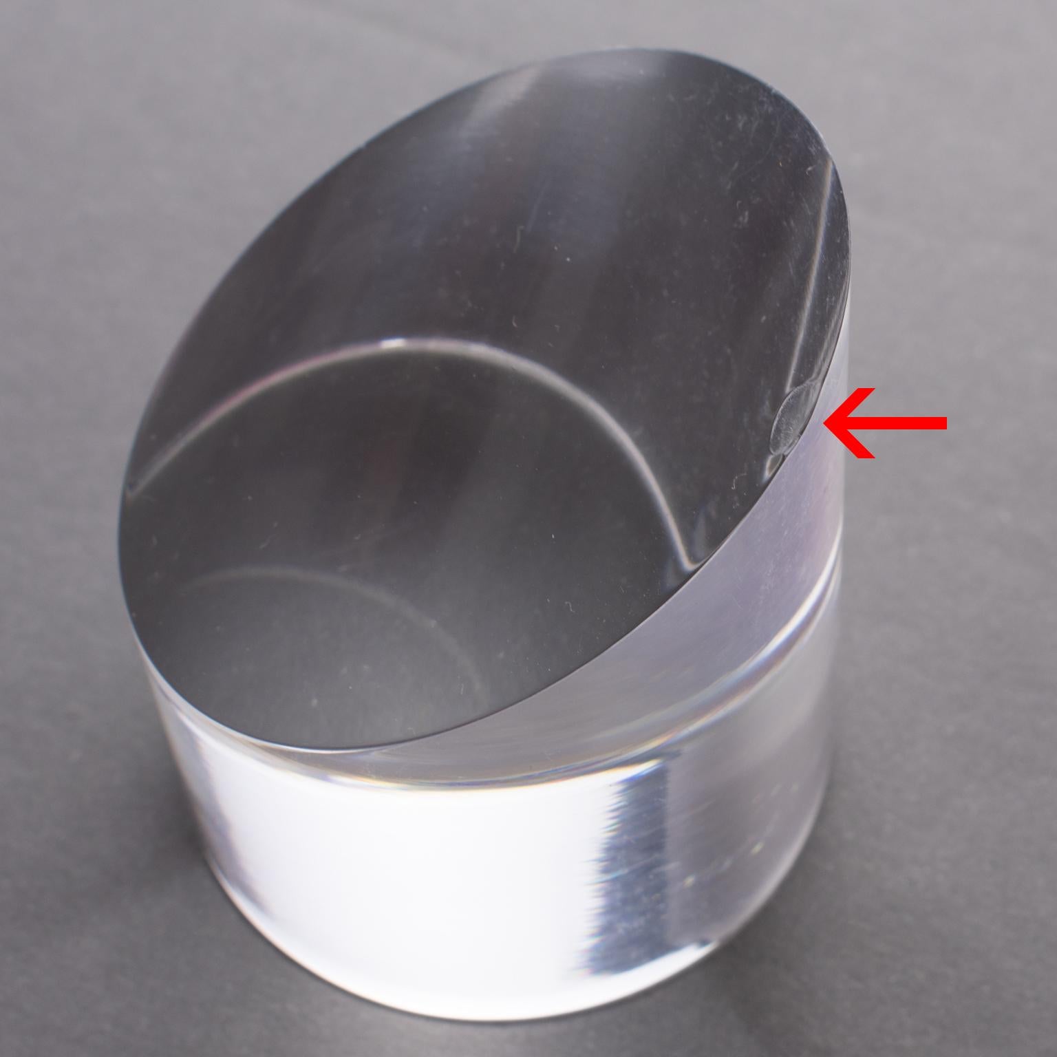 Juego de ajedrez de plexiglás y aluminio Michel Dumas para Roche Bobois, hacia 1970 en venta 11