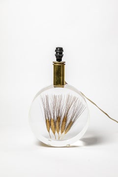 Michel Dumas grande lampe de table en plastique design du 20TH CENTURY DESIGN 40 cm 1970