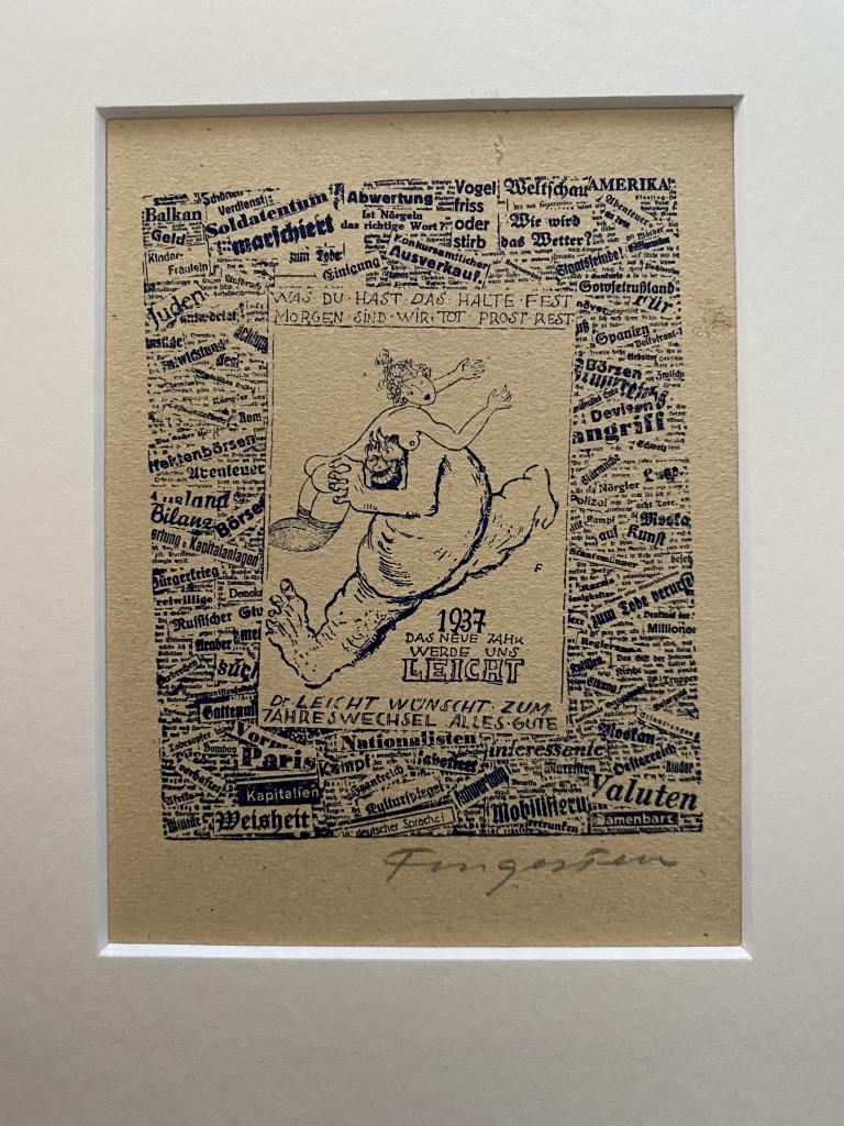 "Ex Libris - Leicht" è un'acquaforte su carta color avorio di Michel Fingesten, dei primi del Novecento. Firmato a mano a matita.
In condizioni eccellenti: Come nuovo.

Michel Fingesten (1884 - 1943) è stato un pittore e incisore ceco di origine