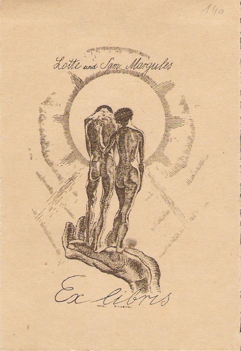 Original Ex Libris, includes passpartout.

Woodcut print on paper.

Not signed. 