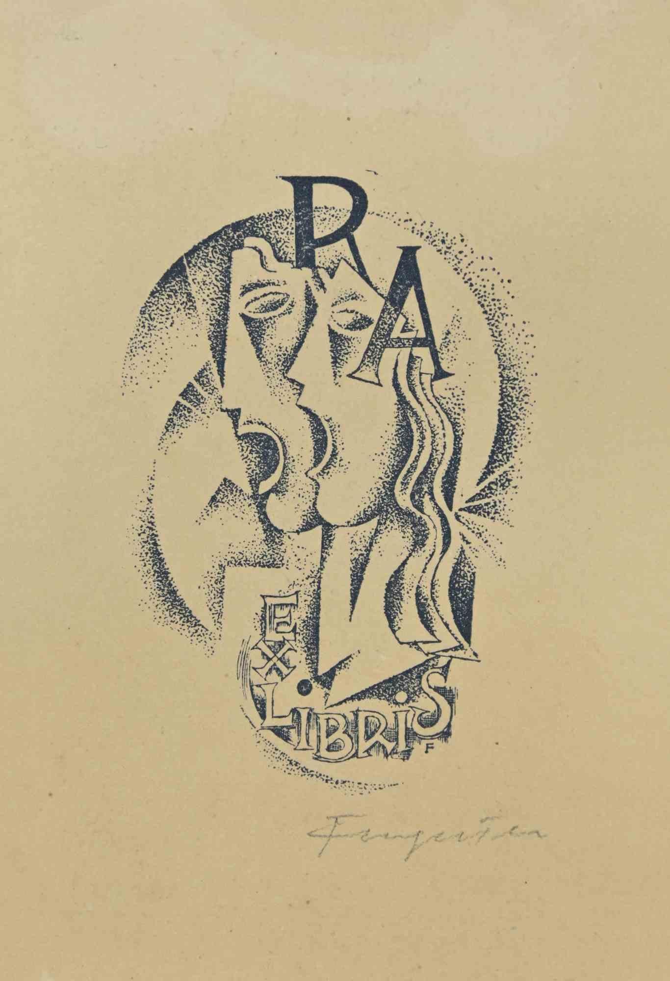 Ex Libris - R.A. is a Woodcut print created by Michel Fingesten.

Hand signed on the lower margin.

Good conditions.

Michel Fingesten (1884 - 1943) was a Czech painter and engraver of Jewish origin. He is considered one of the greatest Ex Libris