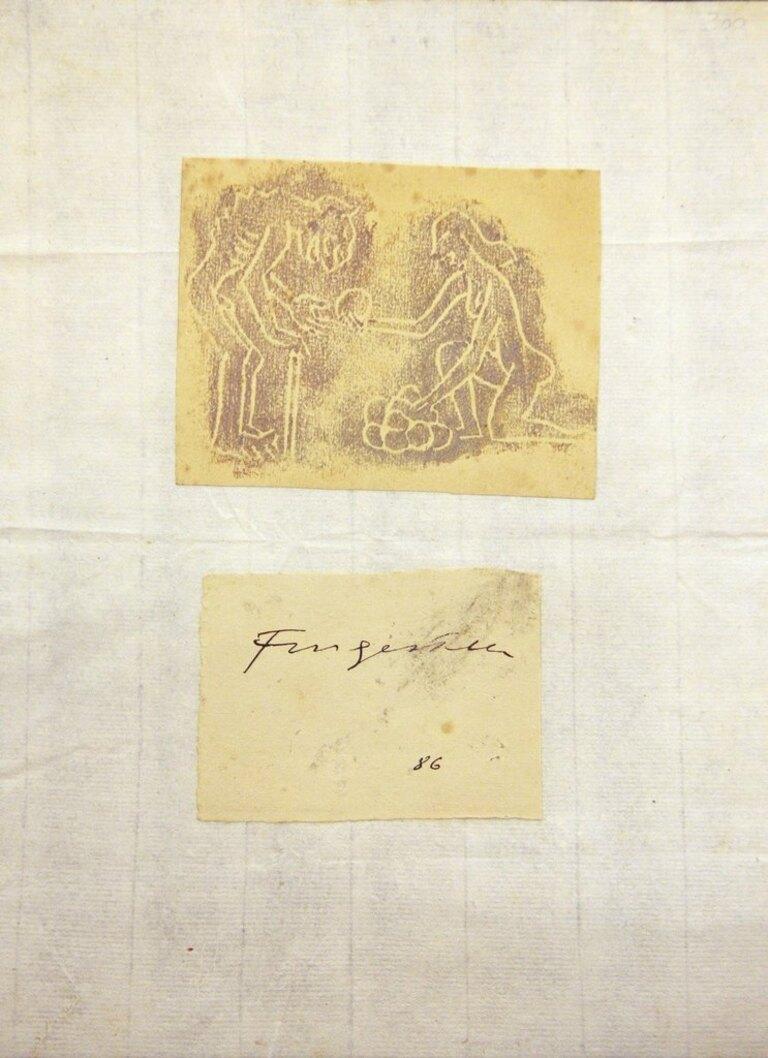 Ex Libris original, avec passepartout.

Gravure sur bois sur papier.

Signé à la main. 