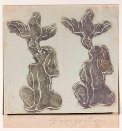 Ex Libris - Woodcut by Michel Fingesten - 1920s