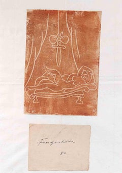 Ex Libris - Woodcut by Michel Fingesten - 1920s