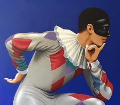Michel Fokine as Harlequin, Life-Size Painting by Lynn Curlee