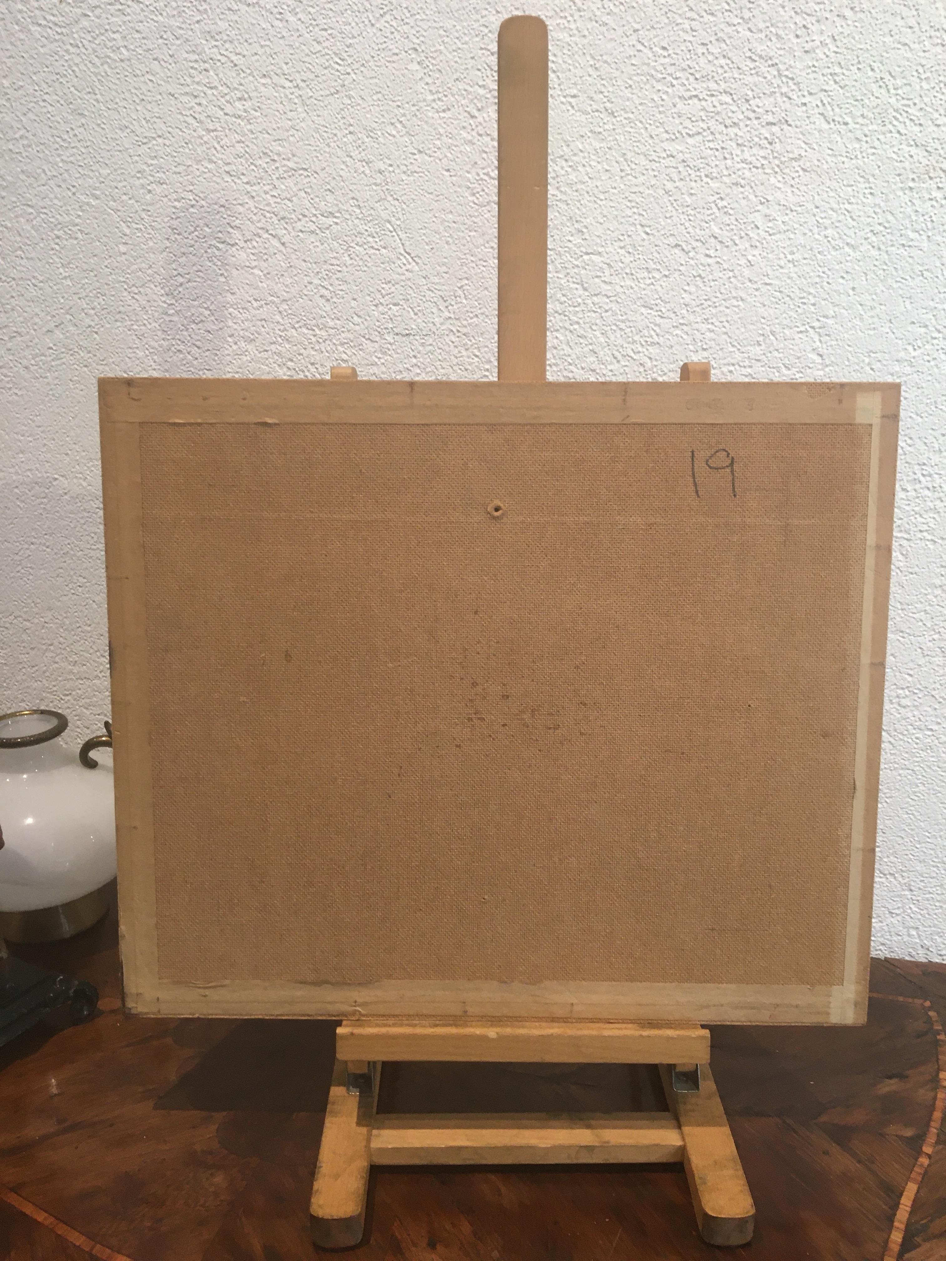 Composizione astratta - Painting Scuola francese di Michel Gemignani