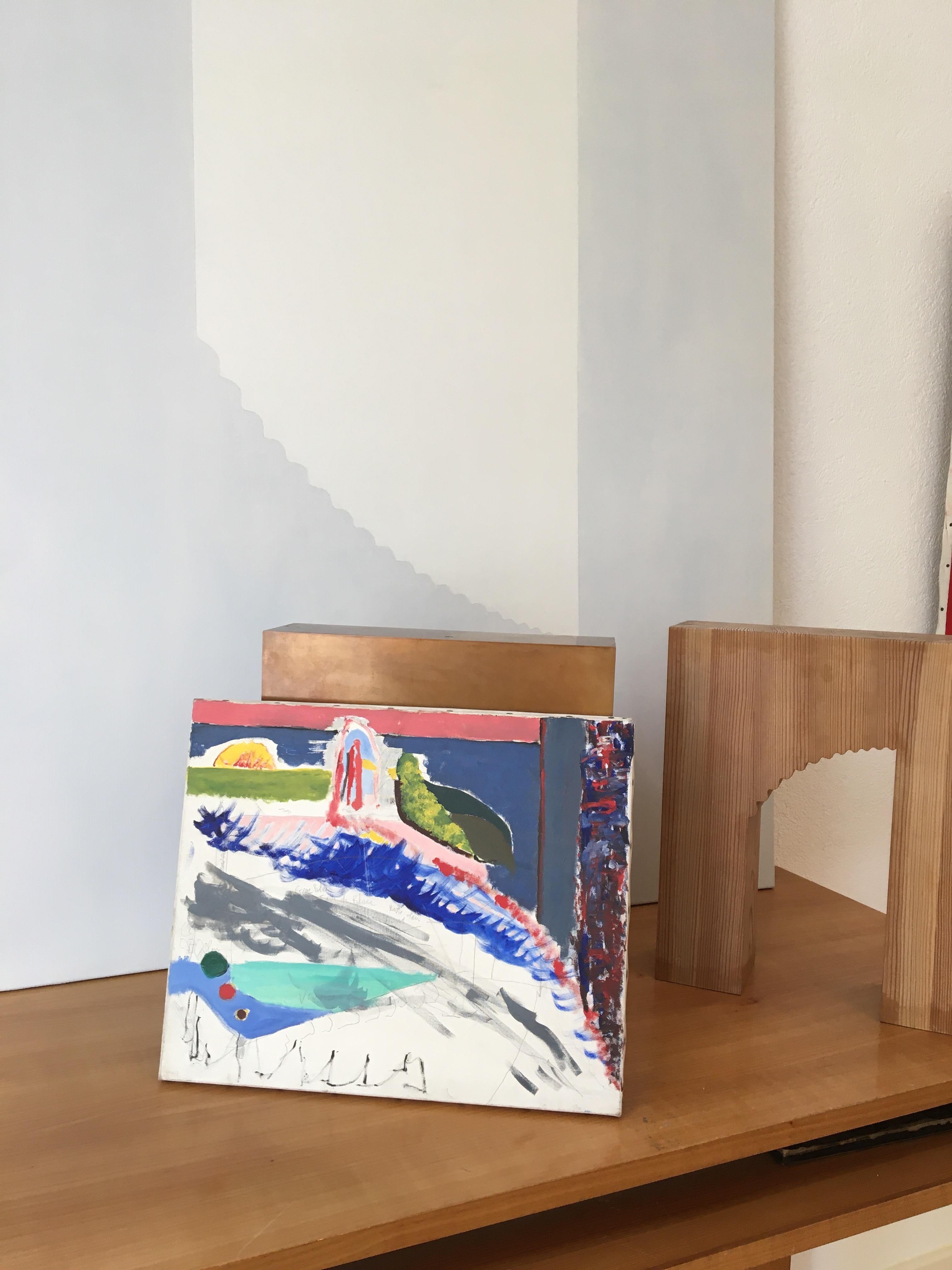 Studio - Tramonto - Painting di Michel Gemignani