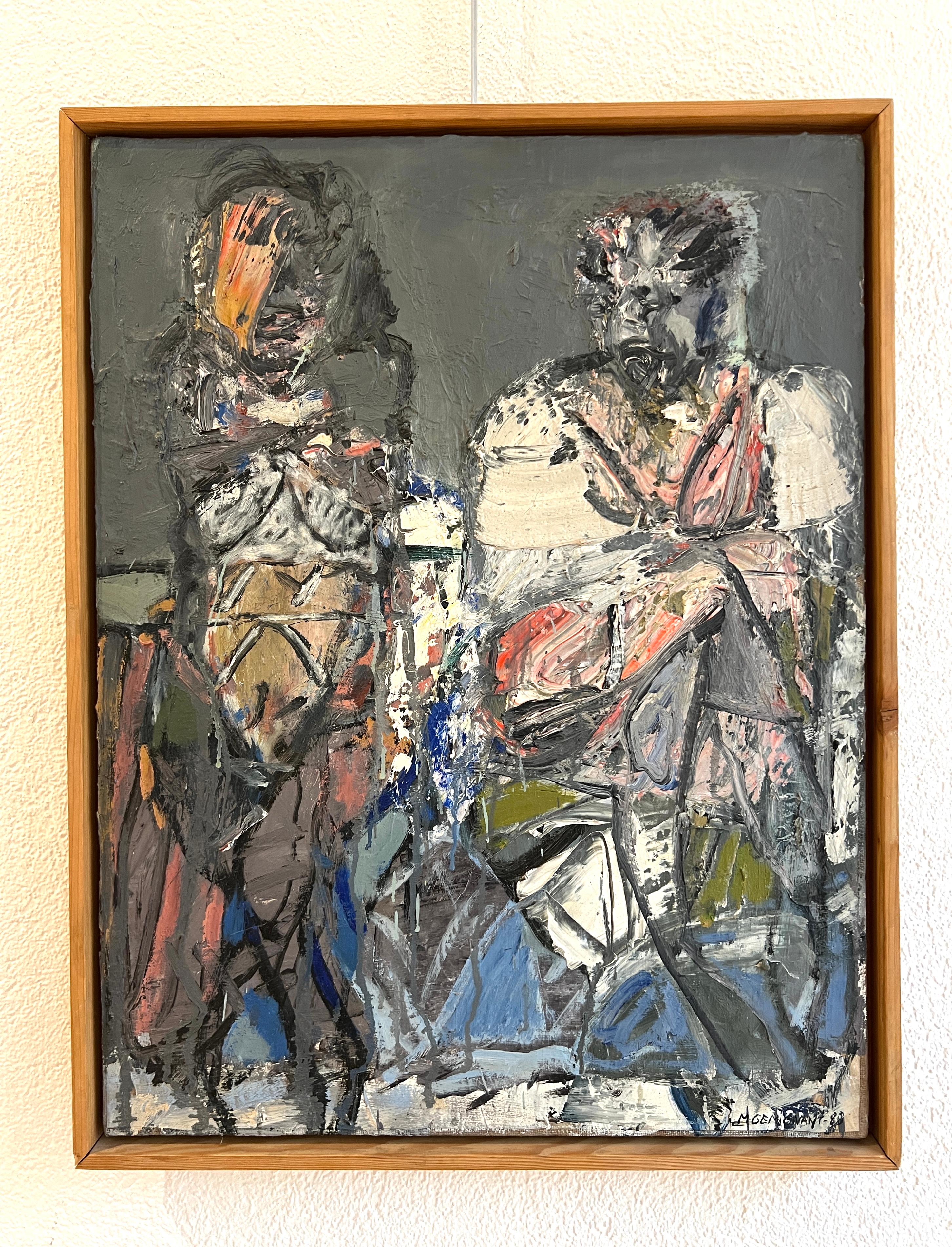 The Troublet Sisters – Painting von Michel Gemignani