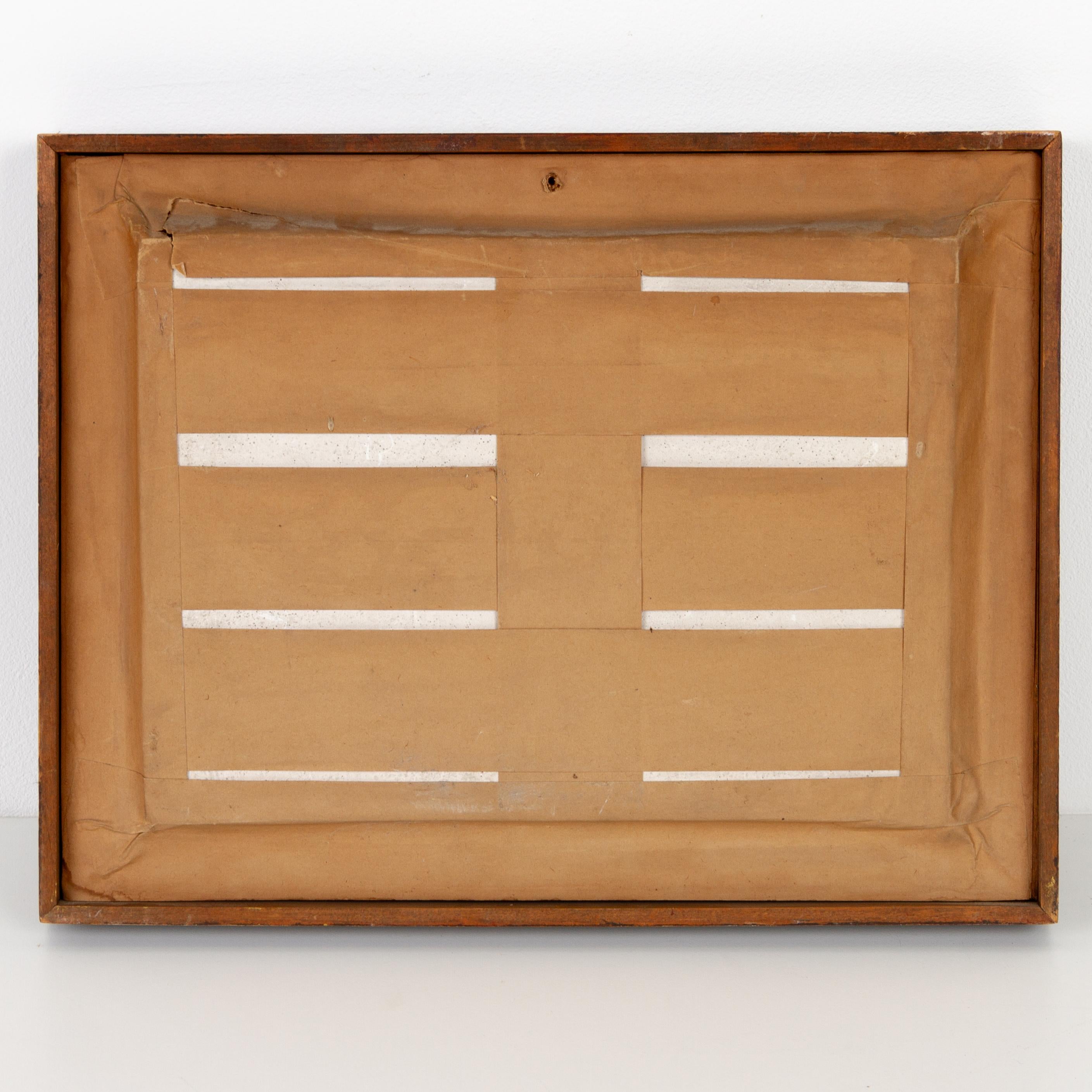 Michel Genot (1914-1986) Paisaje urbano de porcelana pintado a mano en bajorrelieve Earl siglo XX en venta