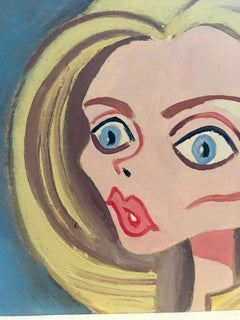 Blonde woman portrait