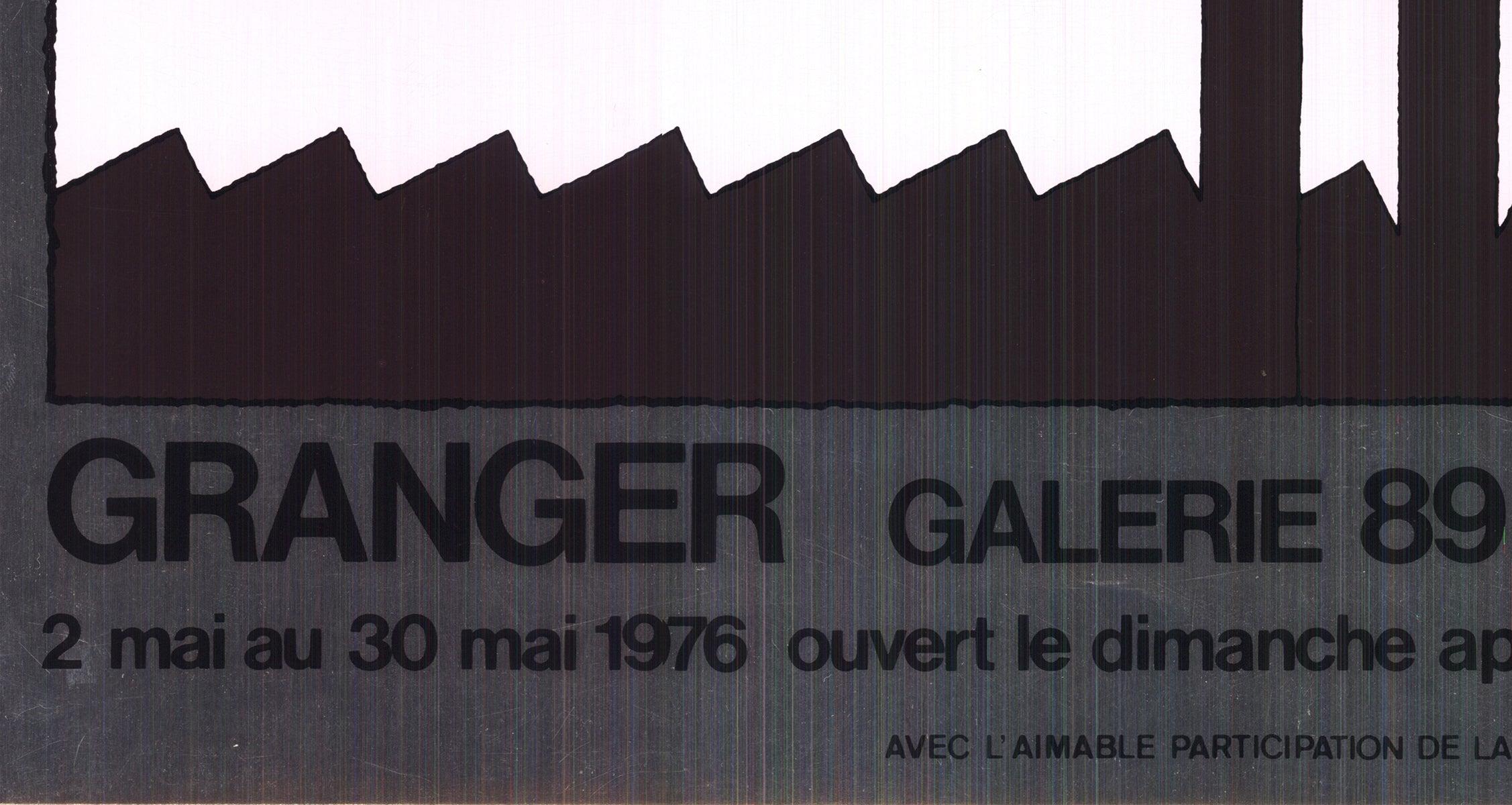 Michel Granger 'Galerie 89' 1976- Serigraph For Sale 1