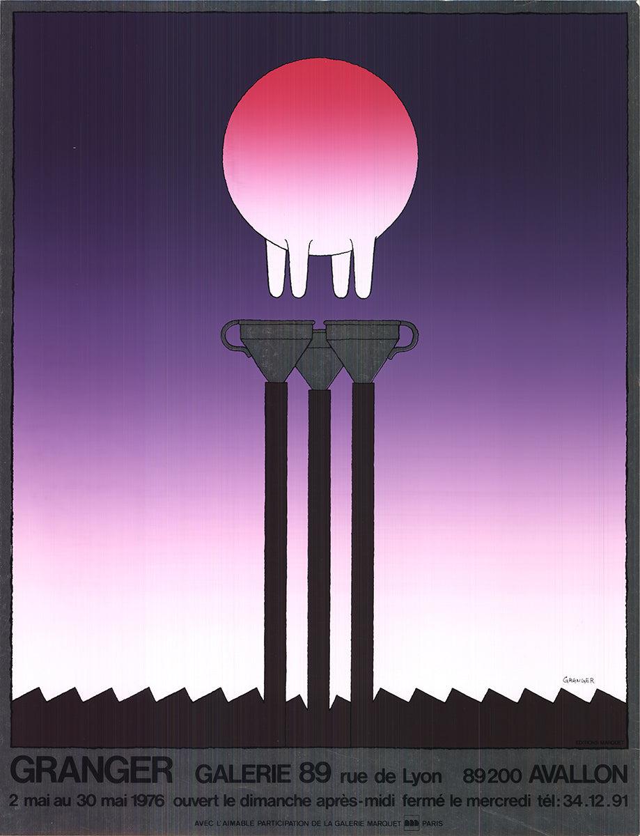 Michel Granger 'Galerie 89' 1976- Serigrafie