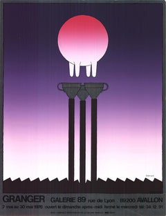 Michel Granger 'Galerie 89' 1976- Serigrafie