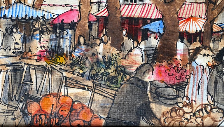 Michel Guy Nochet - “Cafe Life, St. Tropez” For Sale at 1stDibs