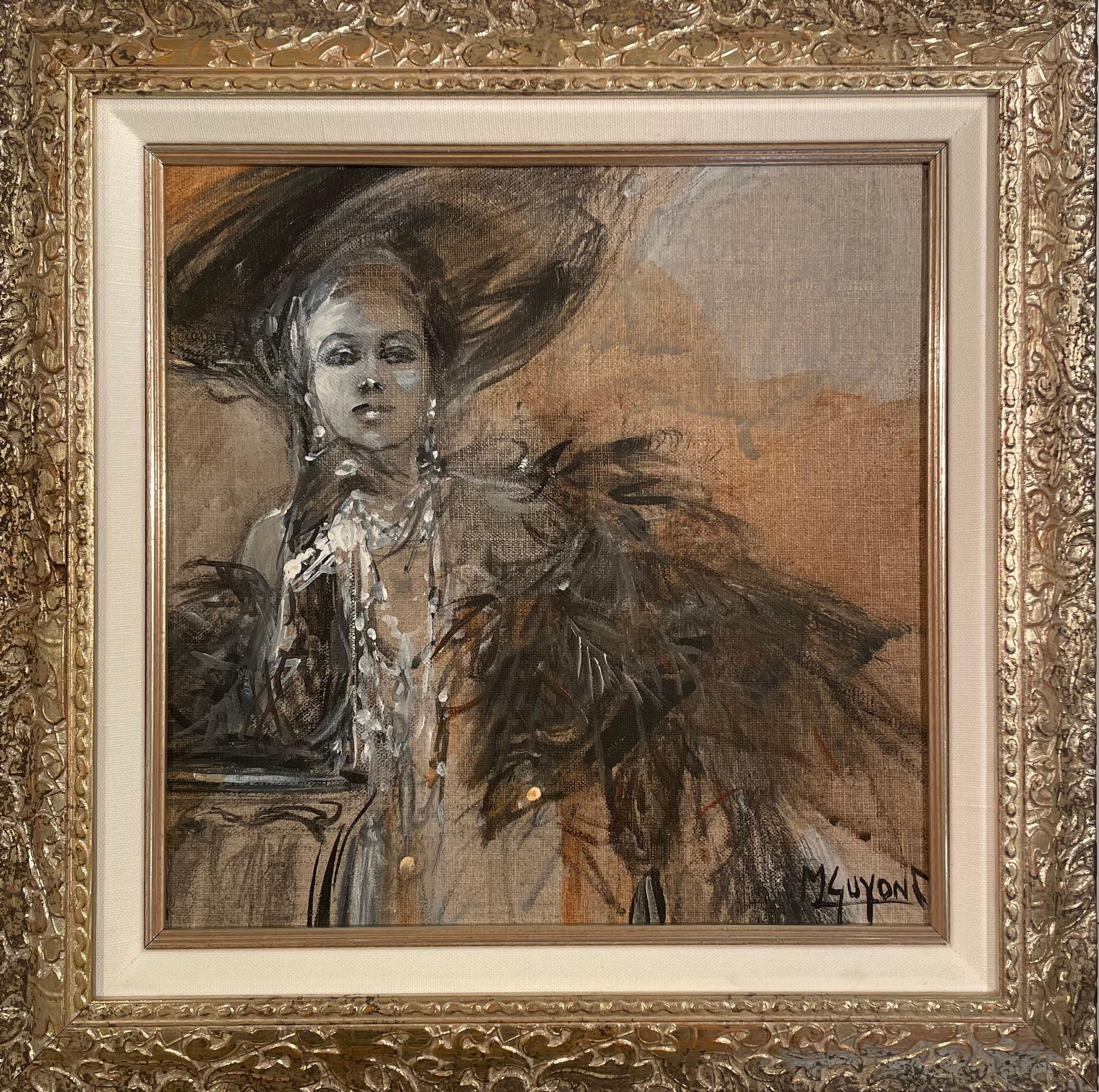 Sophisticated Lady - Painting by Michel Guyon