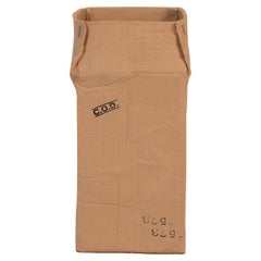 Ceramic Lamp Disguised as Cardboard Box by Michel Harvey