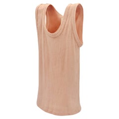 Michel Harvey Pink Trompe-l’Oeil Ceramic Tank Top Vase Sculpture, Canada, 1980s