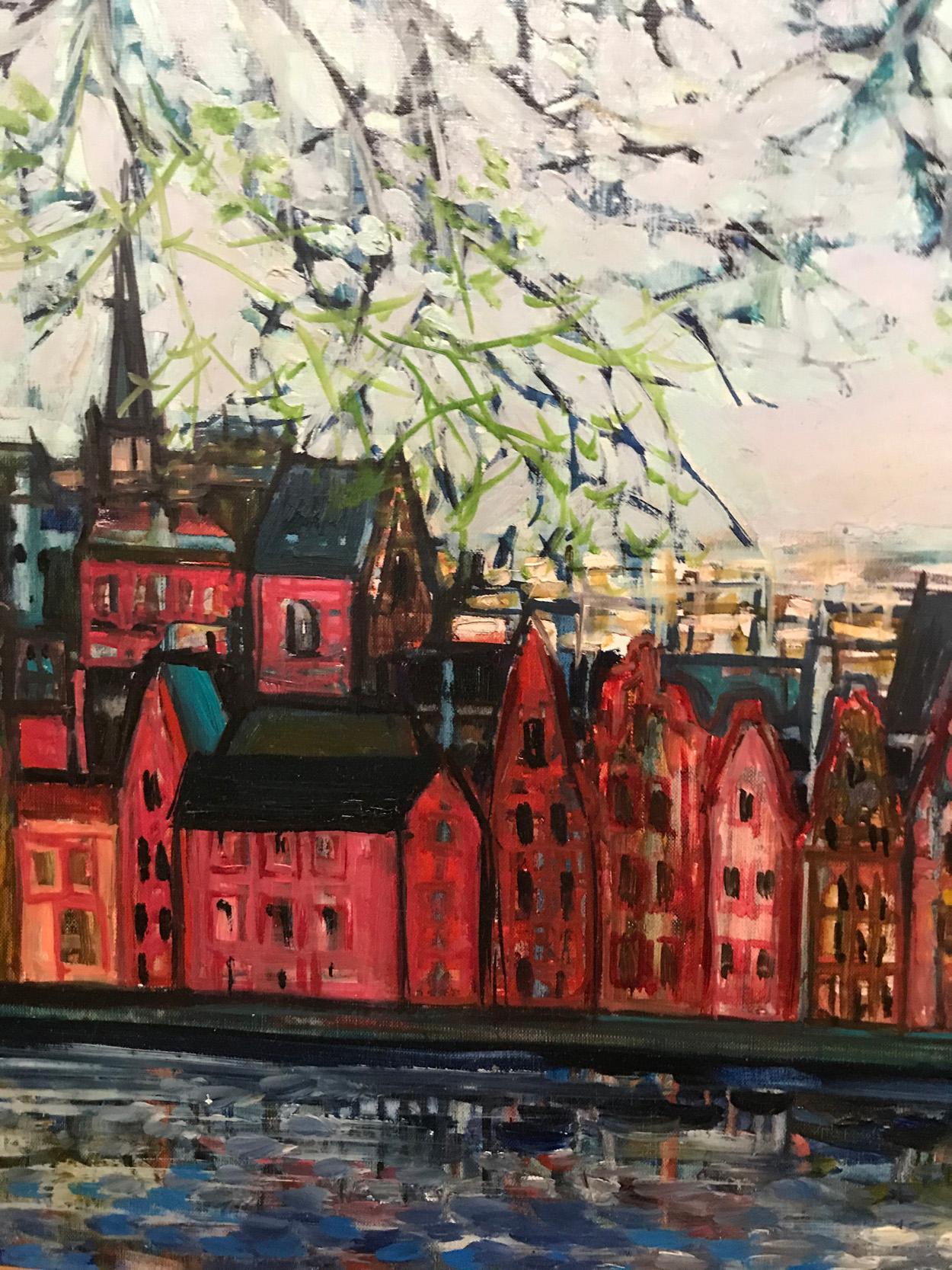Michel Henry 'French', Amsterdam, Oil on Canvas, 20th Century For Sale 1