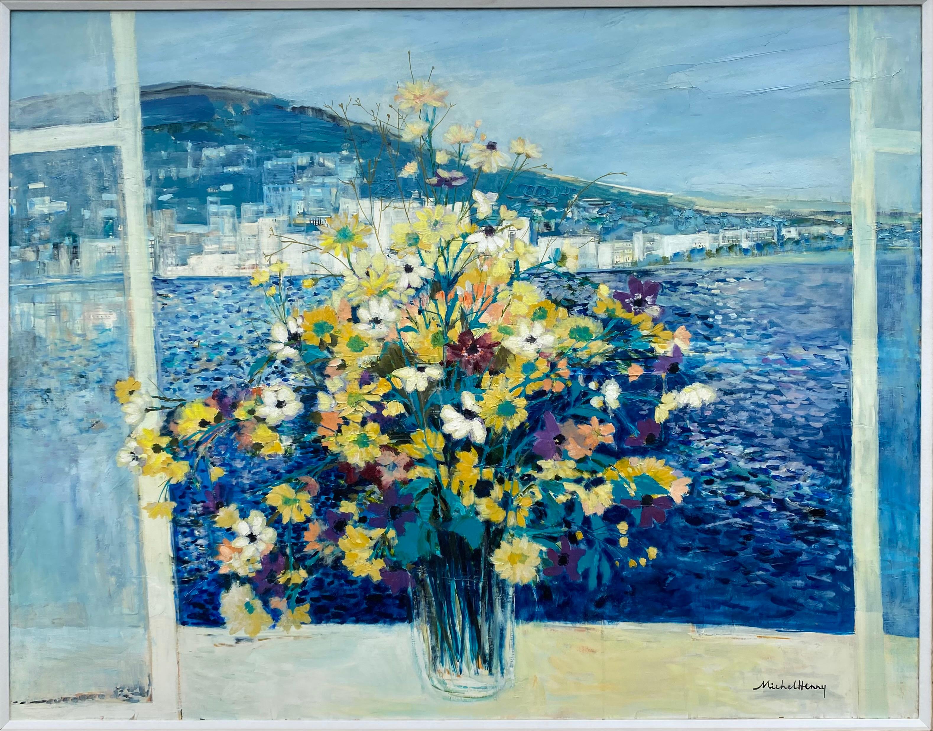 Michel Henry Landscape Painting - Cannes et le Sucquet