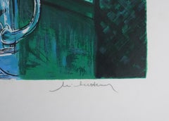 Still Life Overlooking the City - Original Handsigned Screenprint