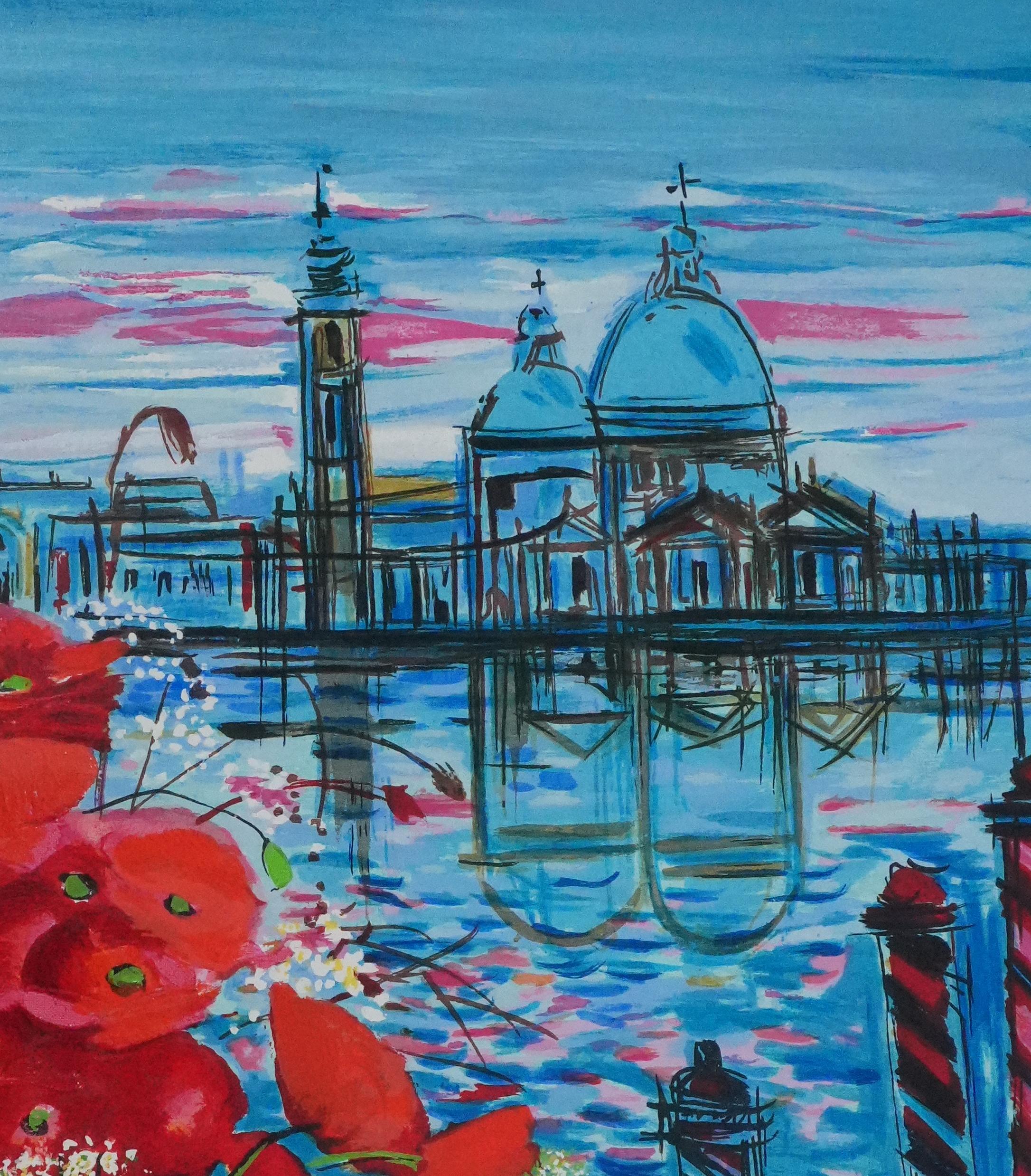 Michel HENRY
The Vase with Poppies

Original screenprint
Handsigned in pencil
Justified EA (Artist Proof)
On vellum 77 x 60 cm (c. 30.3 x 23.6 in)

Very good condition, little foxing in the margins