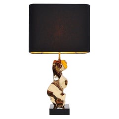 Lámpara de mesa escultórica Michel Jaubert, Francia, 1970