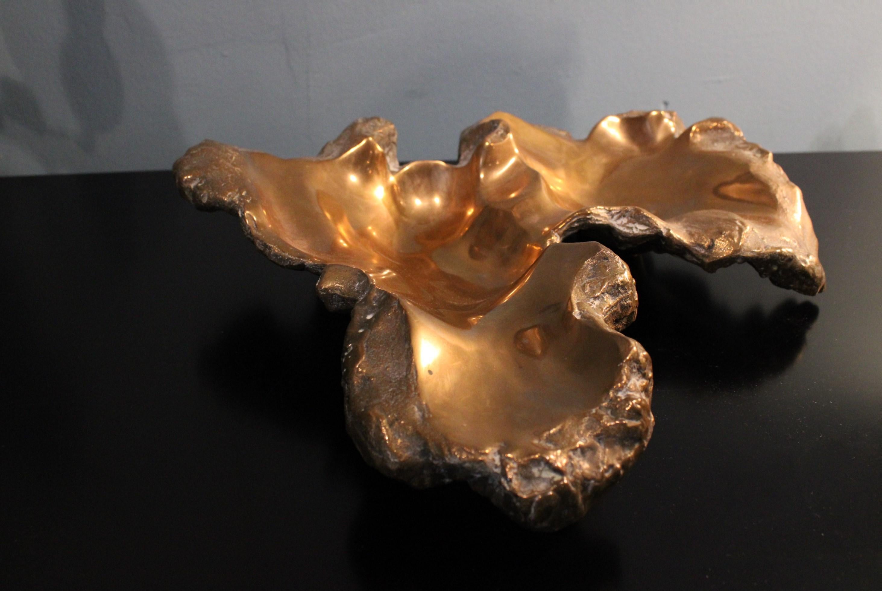 Michel Jaubert Signed Bronze Vide-Poche, circa 1970, France In Good Condition In Paris, FR