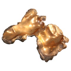 Michel Jaubert Signed Bronze Vide-Poche, circa 1970, France