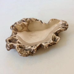 Michel Jaubert Signed Gold Bronze Vide-Poche, circa 1970, France