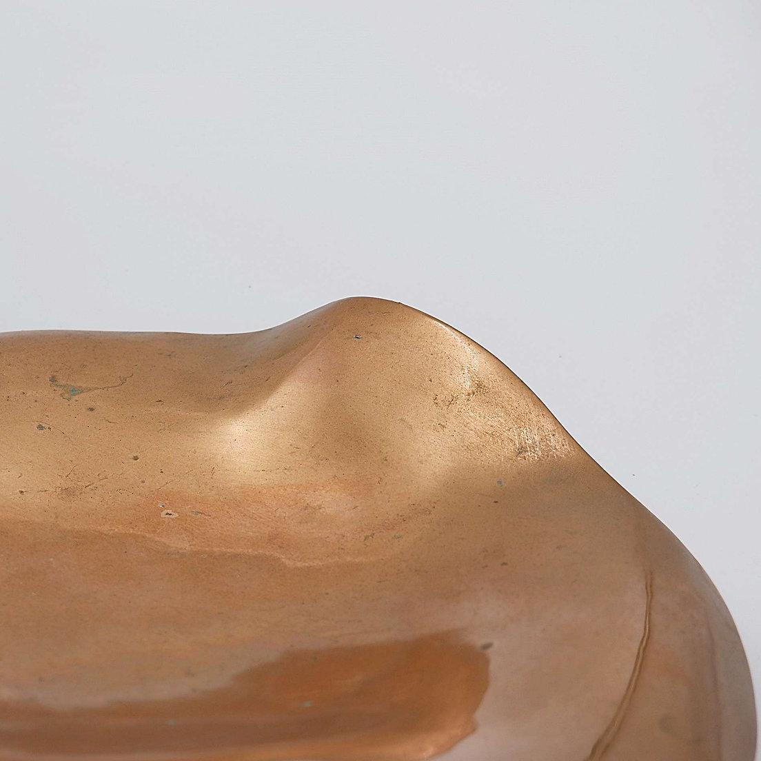 Michel Jaubert style Sculptural Bronze Dish Vide-Poches - 1970s For Sale 6