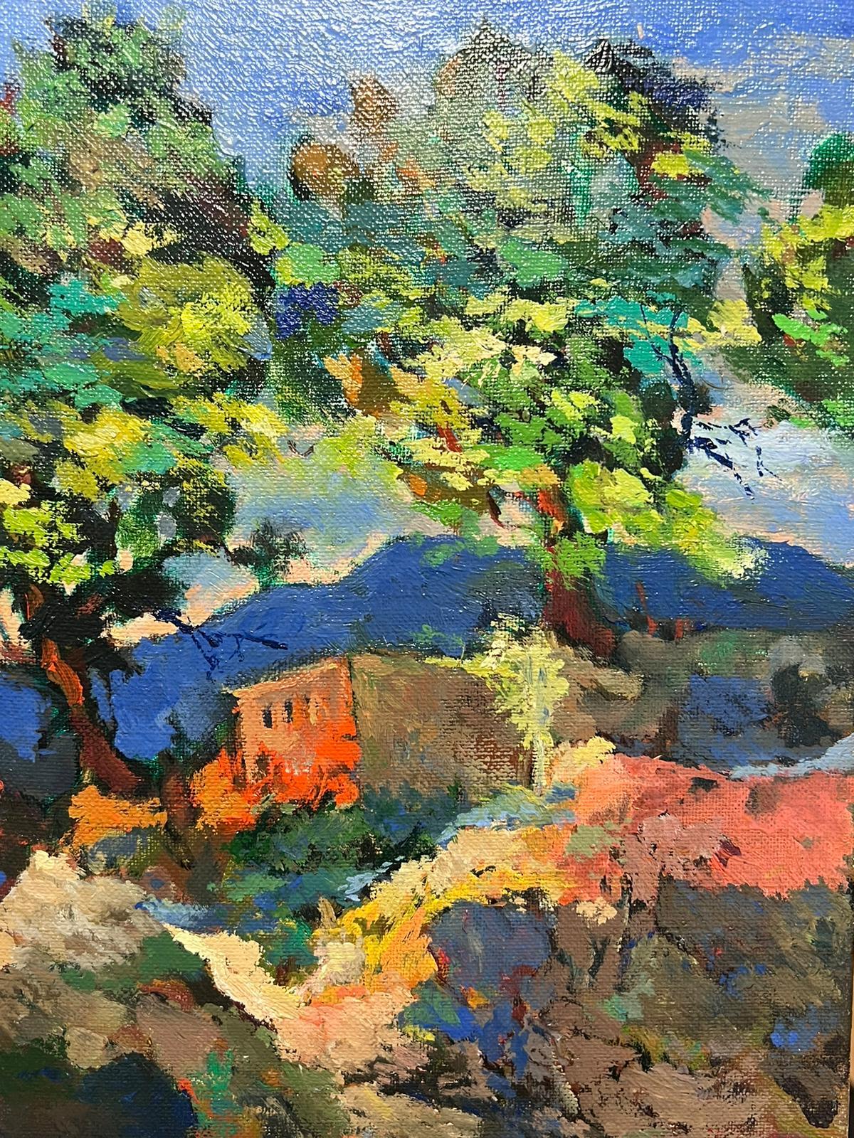 The Provencal Cottage
by Michel Kritz (French 1925-1994) 
signed oil on canvas, unframed
canvas: 10.75 x 9 inches
provenance: private collection, France
condition: very good and sound condition  