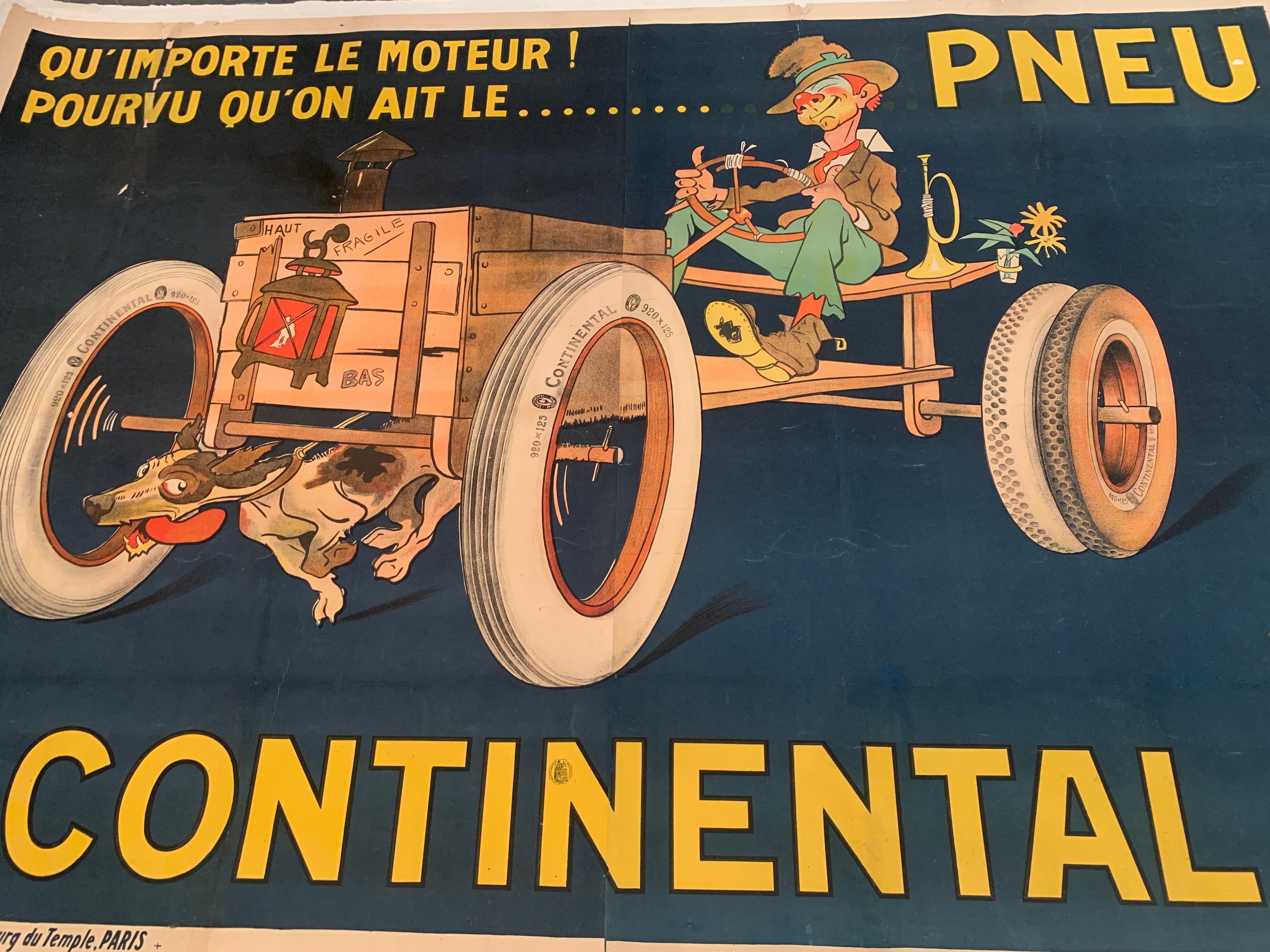 Original Antique French Poster, 