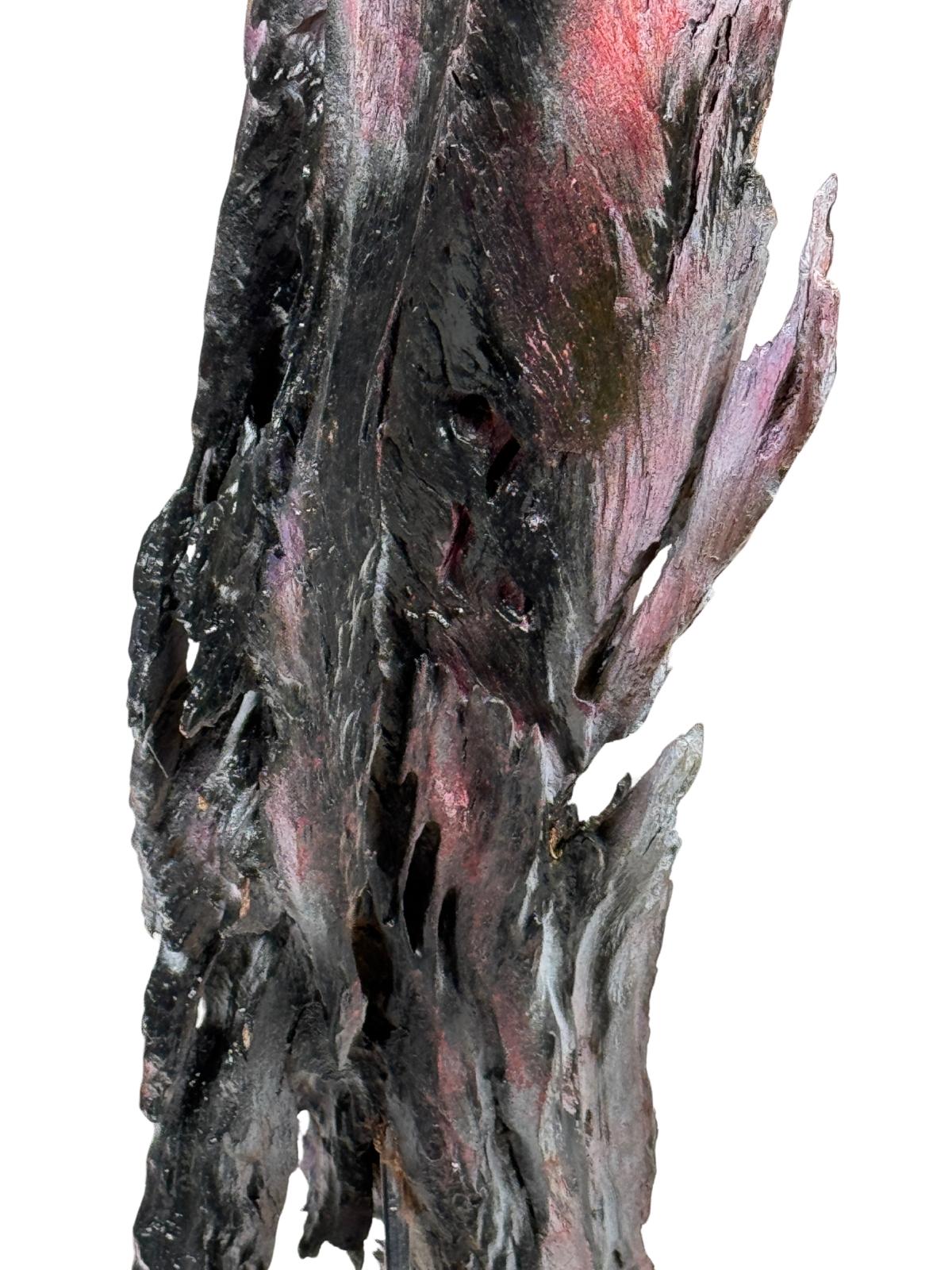 Comedia dell'Arte de Michel Tornare - Escultura en madera - 50x15x60 cm en venta 2