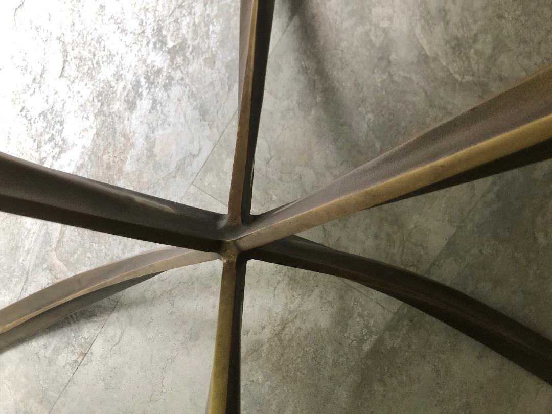 Michel Mangematin Bronze Dining / Center Table For Sale 4