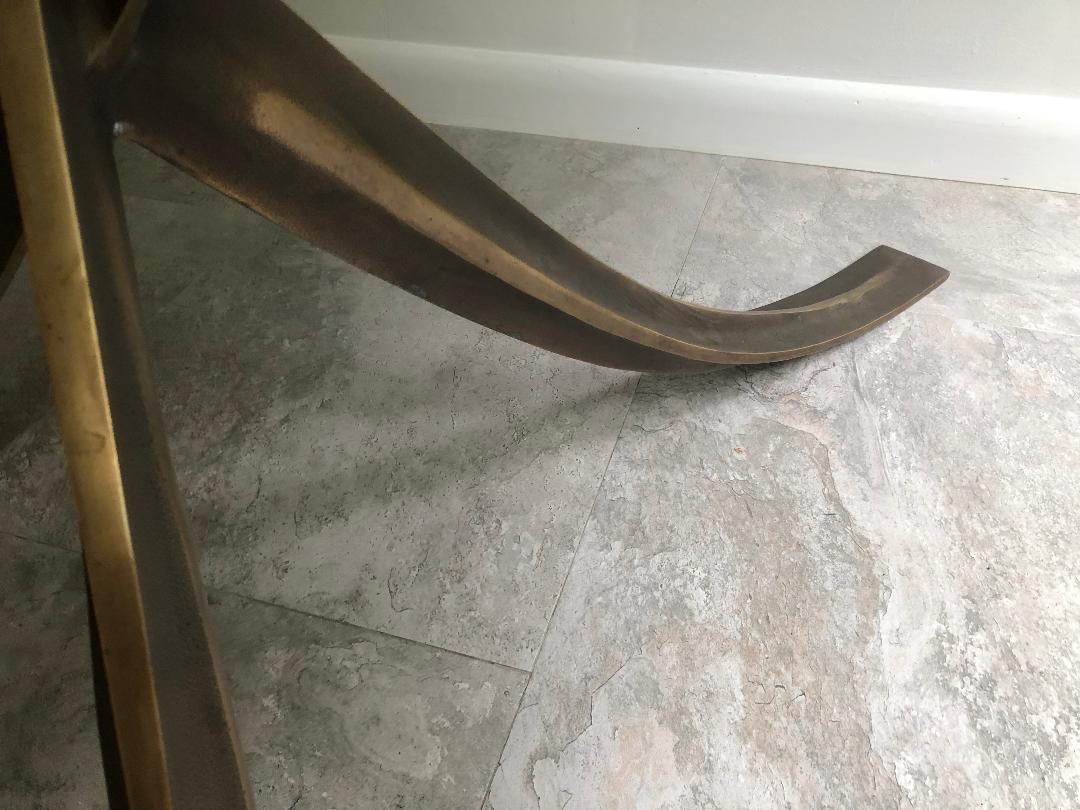 Michel Mangematin Bronze Dining / Center Table For Sale 2