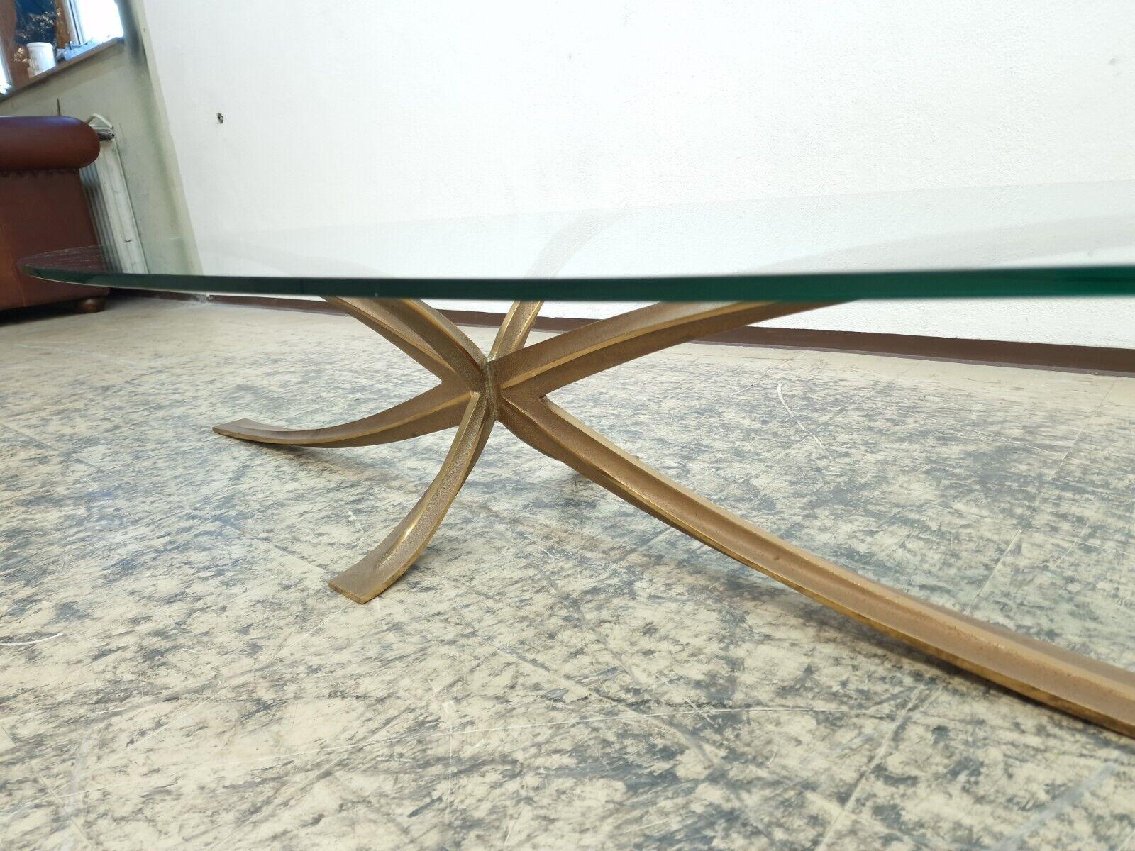Michel Mangematin Coffee Table Tisch Glastisch Designer  Couchtisch For Sale 1
