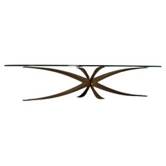 Michel Mangematin sculptural coffee table France 1965