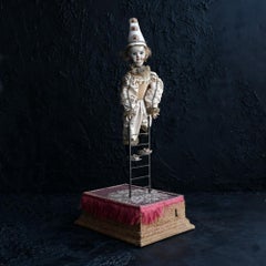 Michel Marcu Mid-20th Century Tightrope Walker Automaton Figure