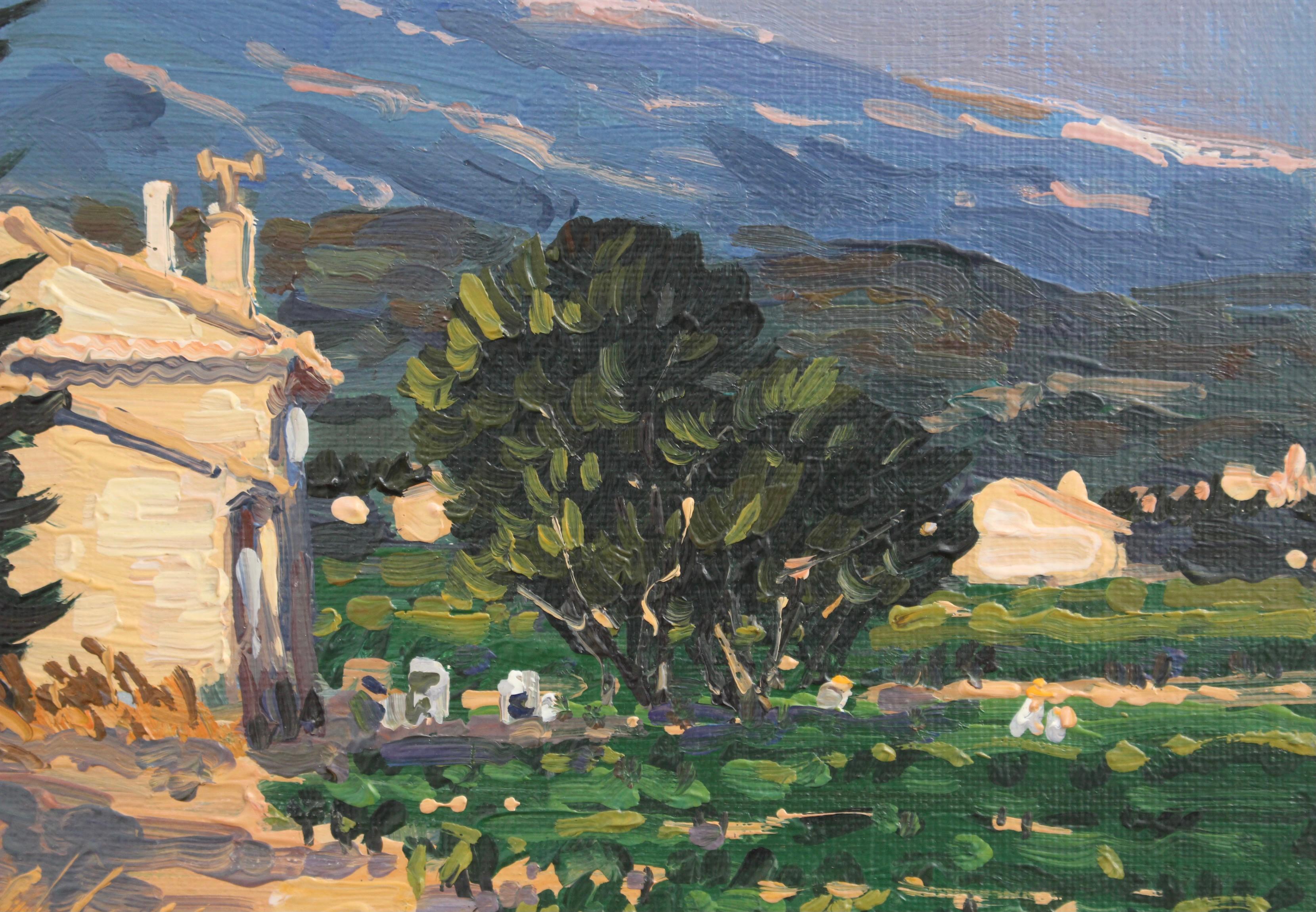 Vista del Mont Ventoux bajo el cielo de Provenza en venta 4